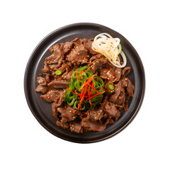 Delicious bulgogi with rice recipe  korean food