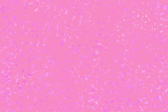 Scattered pearl confetti on a pink background