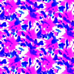 Fototapeta na wymiar Pink blue splashes