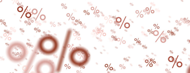 percent sign rain  percentage icon interest rate - obrazy, fototapety, plakaty