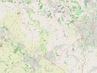 Hinckley and Bosworth, England - Great Britain. OSM. No legend