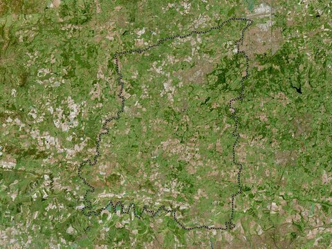 Horsham, England - Great Britain. High-res satellite. No legend