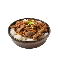 Delicious bulgogi with rice recipe  korean food