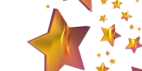 stars. Confetti celebration, Falling golden abstract decoration for party, birthday celebrate,