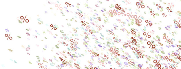 percent sign rain  percentage icon interest rate