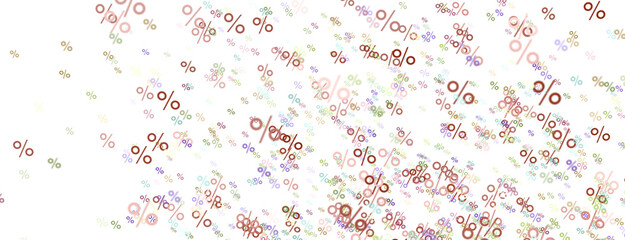 Naklejka premium percent sign rain percentage icon interest rate