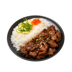Delicious bulgogi with rice recipe  korean food