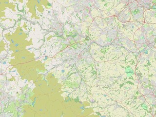Kirklees, England - Great Britain. OSM. No legend