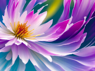 Fototapeta premium Colorful spring flowers. AI generated illustration