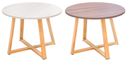 Coffee table. Element of the interior. Isolated from the background