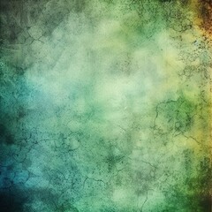 Green colored abstract paper background, AI generative grunge texture