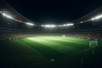 Fototapeta na wymiar Photo realistic stadium background from generative ai