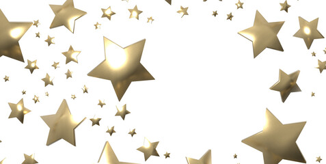 Obraz premium Stars - stars. Confetti celebration, Falling golden abstract decoration for party, birthday celebrate,