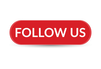 Follow us white background.The concept of the social network.Vector illustration.