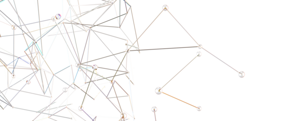 technology with polygonal shapes on dark blue background.