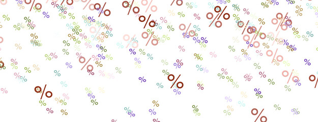 sale digital percent in transparent