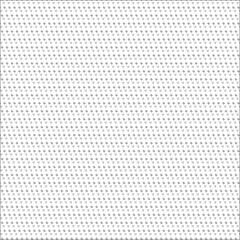 Square seamless background of geometric shapes of different sizes and opacity. The pattern is evenly filled with small geometric shapes.