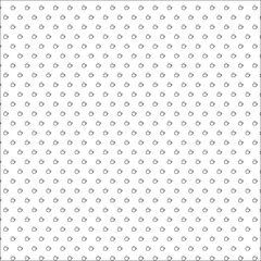 Square seamless background of geometric shapes of different sizes and opacity. The pattern is evenly filled with small geometric shapes.