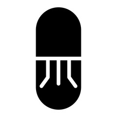 nanotechnology pill glyph 