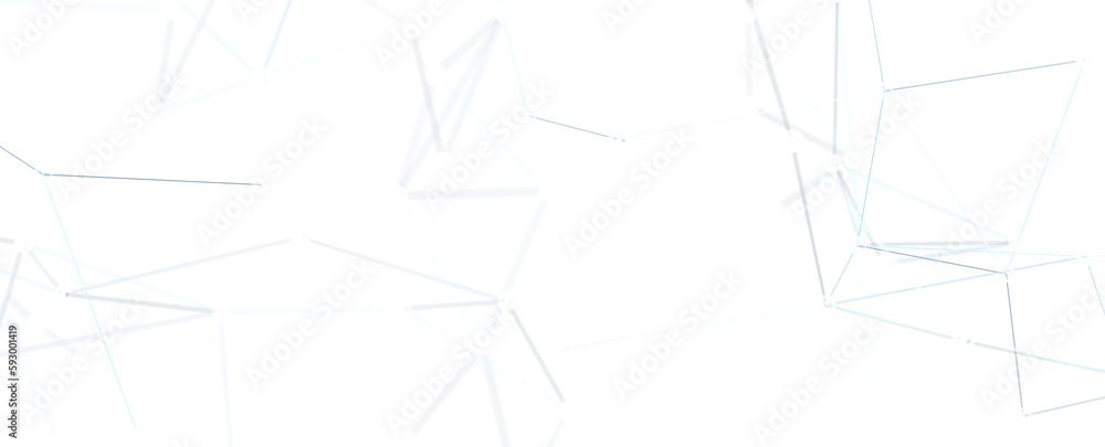 Poster abstract polygonal space with connecting dots and lines. dark background. connection structure. 3d w