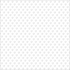 Square seamless background of geometric shapes of different sizes and opacity. The pattern is evenly filled with small geometric shapes. Vector illustration on a white background. eps 10