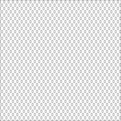 Square seamless background of geometric shapes of different sizes and opacity. The pattern is evenly filled with small geometric shapes. Vector illustration on a white background. eps 10