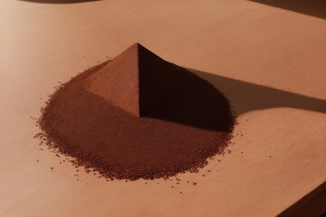 coffee and a  notebook art painting made with Generative AI technology