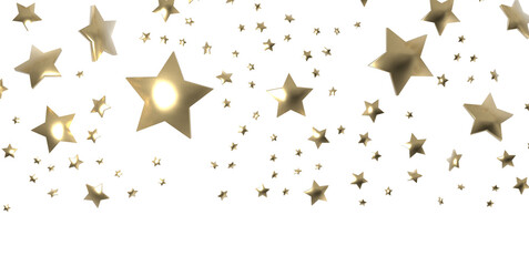 XMAS stars background, sparkle lights confetti falling. magic shining Flying christmas stars on night
