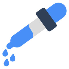 A unique design icon of dropper
