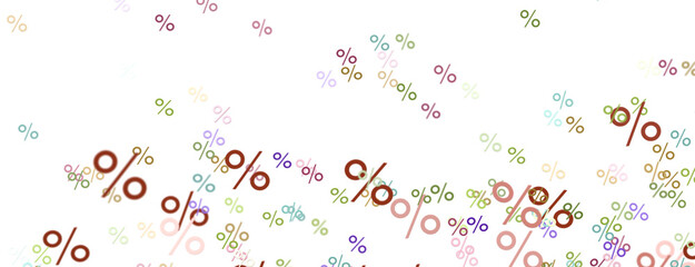 Blurred sale background. 3d