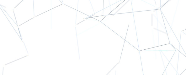 Gene lines and nodes, biological gene structure, 3d rendering.