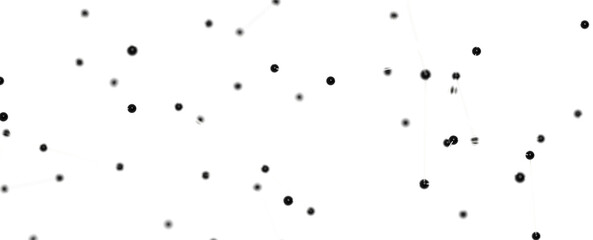 network shape. Abstract 3D render