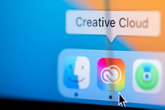 Open Adobe Creative Cloud app in macbook dock