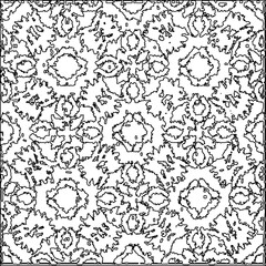 Texture with figures from lines.Abstract grunge background. Black and white pattern for web page, textures, card, poster, fabric, textile. Monochrome graphic repeating design. 