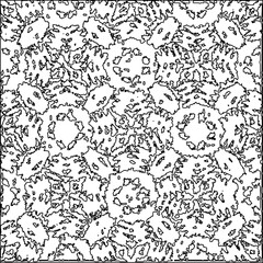 Texture with figures from lines.Abstract grunge background. Black and white pattern for web page, textures, card, poster, fabric, textile. Monochrome graphic repeating design. 