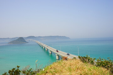 Tsunoshima Ohashi Bridge in Yamaguchi, Japan - 日本 山口県 角島大橋 