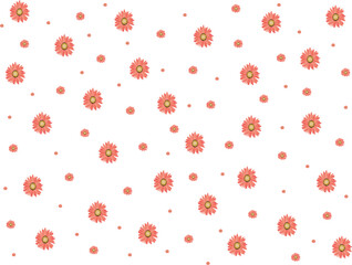 Print photo flower orange on vector, photo vector, photo flower, flower oranges