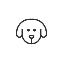Dog icon, isolated Dog sign icon, vector illustration