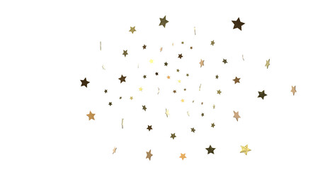 Glossy 3D Christmas star icon. Design element for holidays. - 3d png