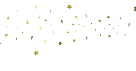 XMAS Stars - stars. Confetti celebration, Falling golden abstract decoration for party, birthday celebrate,