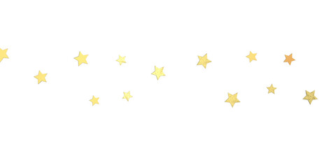 Stars - Festive christmas card. Isolated illustration white background. -