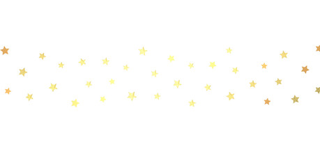 XMAS stars. Confetti celebration, Falling golden abstract decoration for party, birthday celebrate,