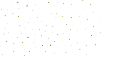 XMAS Stars - stars. Confetti celebration, Falling golden abstract decoration for party, birthday celebrate,