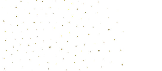 XMAS stars background, sparkle lights confetti falling. magic shining Flying christmas stars on night