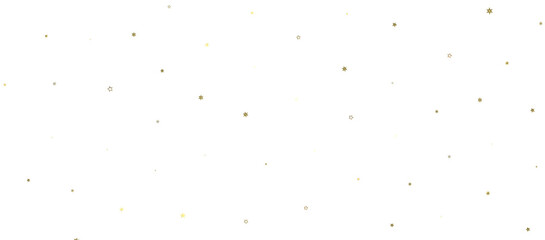 XMAS Stars - A gray whirlwind of golden snowflakes and stars. New 3D PNG