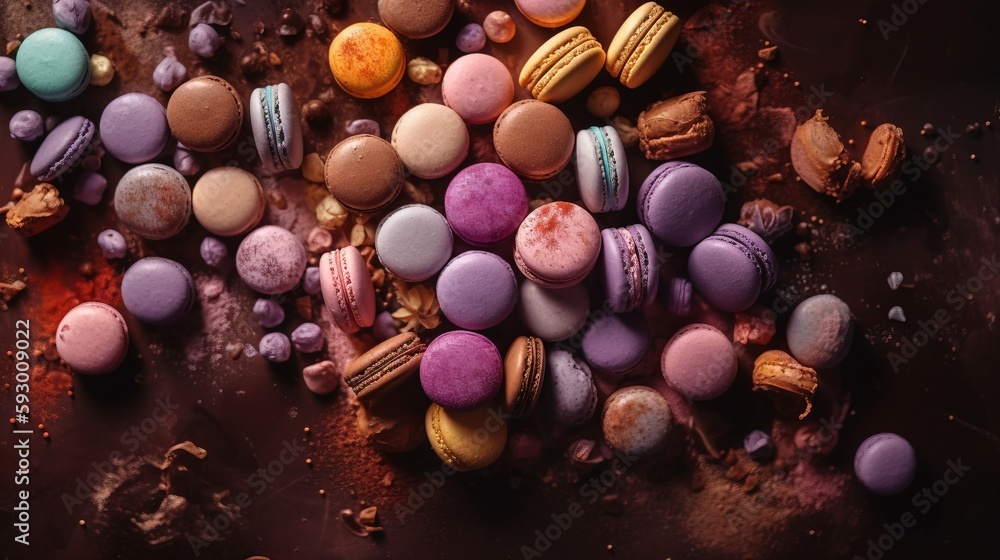 Poster a pile of macaroons and macaroni and cheese macaroni and cheese macaroni and cheese macaroni and che