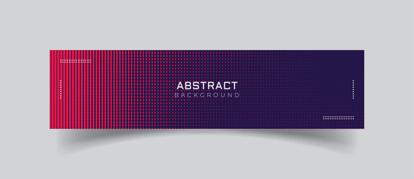 Linkedin banner abstract background design