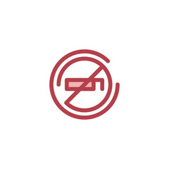 Smoking vector icon