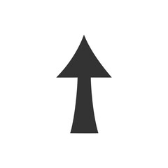 Arrow vector icon. Arrow flat sign design. Linear arrow symbol pictogram. UX UI icon