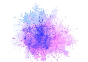 abstract watercolor background with splashes